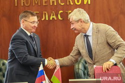 Якушев подписал важные документы с белорусским министром энергетики